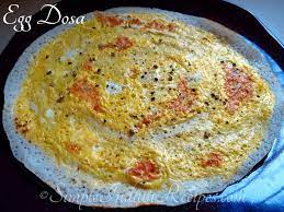 Egg Onion dosa